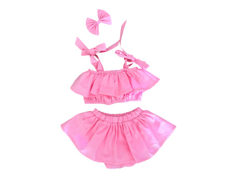 ŞORT BÜSTİYER VE  TOKA SET ŞEKER PEMBE ŞORT BÜSTİYER VE  TOKA SET ŞEKER PEMBE