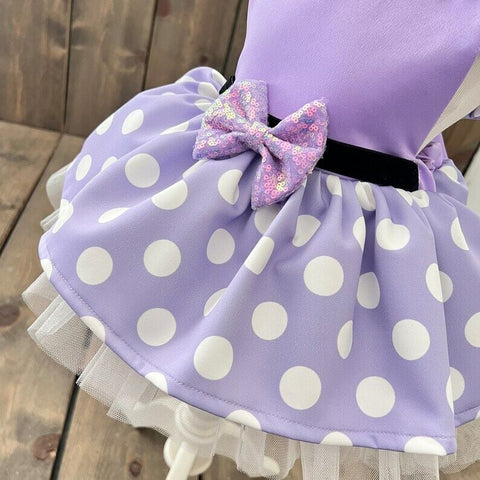 MINNIE MOUSE/ DAISY LİLA PUANLI TULUM MINNIE MOUSE/ DAISY LİLA PUANLI TULUM