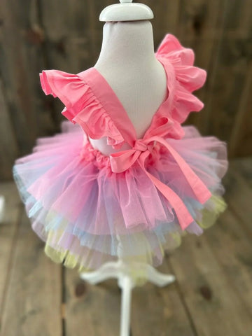 PEMBE UNICORN ROMPER ELBISE MODEL PEMBE UNICORN ROMPER ELBISE MODEL