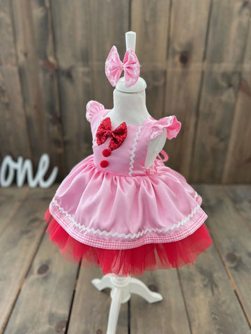 GINGERGIRL ROMPER PEMBE (SATEEN) GINGERGIRL ROMPER PEMBE (SATEEN)