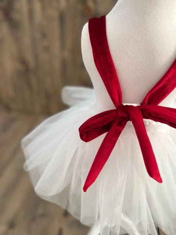 SANTA BABY TÜTÜ ETEKLI KADİFE TULUM SANTA BABY TÜTÜ ETEKLI KADİFE TULUM