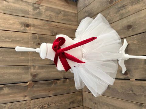 SANTA BABY TÜTÜ ETEKLI KADİFE TULUM SANTA BABY TÜTÜ ETEKLI KADİFE TULUM