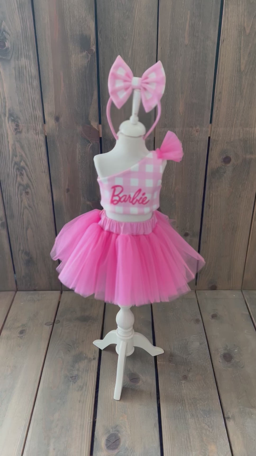 Barbie Etek Büstiyer & Klips Toka Takımı