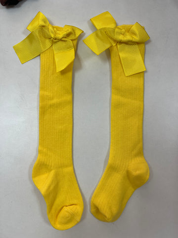Sarı Dizaltı çorap