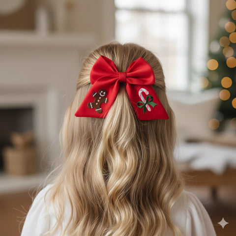 Yılbaşı konseptli nakışlı toka