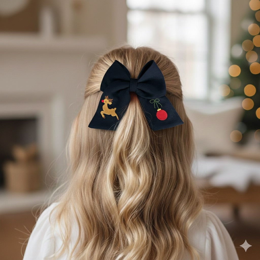 Yılbaşı konseptli nakışlı toka