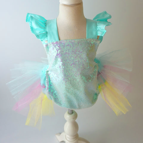 MINT UNICORN ROMPER KLASIK